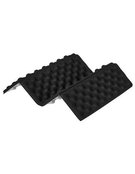 CAMPING-SITZMATTE MIT ALUMINIUMKANTEN + IXPE 40 CM SCHWARZ NILS CAMP