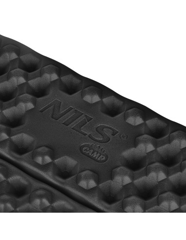 CAMPING-SITZMATTE MIT ALUMINIUMKANTEN + IXPE 40 CM SCHWARZ NILS CAMP