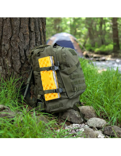 CAMPING-SITZMATTE MIT ALUMINIUMKANTEN + IXPE 40 CM GELB NILS CAMP