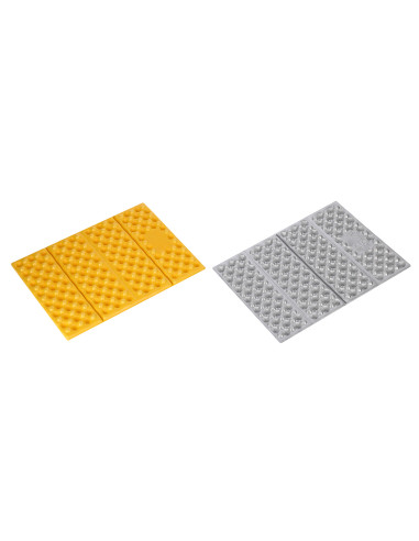 CAMPING-SITZMATTE MIT ALUMINIUMKANTEN + IXPE 40 CM GELB NILS CAMP