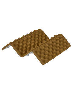CAMPING-SITZMATTE MIT ALUMINIUMKANTEN + IXPE 40 CM BRAUN NILS CAMP 2