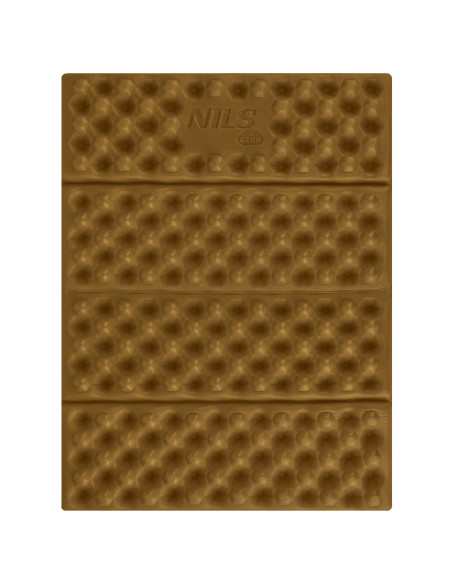 CAMPING-SITZMATTE MIT ALUMINIUMKANTEN + IXPE 40 CM BRAUN NILS CAMP
