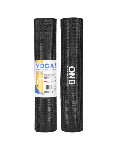 BLACK YOGAMATTE ONE FITNESS