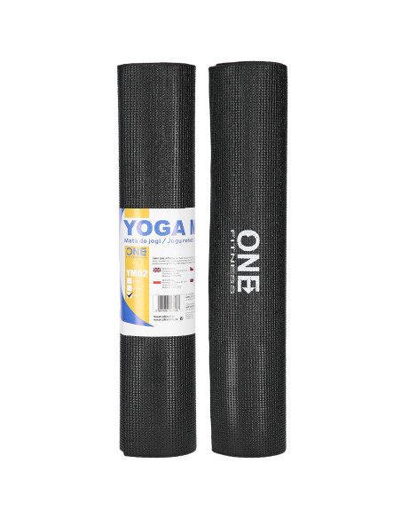 BLACK YOGAMATTE ONE FITNESS