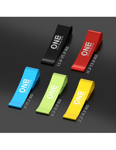 SET05 SLIM SET WIDERSTANDSBÄNDER ONE FITNESS