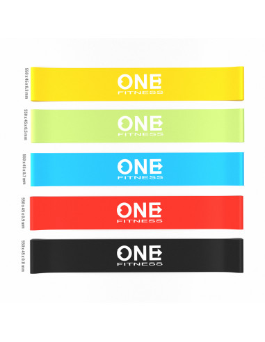 SET05 SLIM SET WIDERSTANDSBÄNDER ONE FITNESS