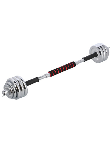 VERSTELLBARE CHROM HANTELN IM KOFFER 30KG HMS