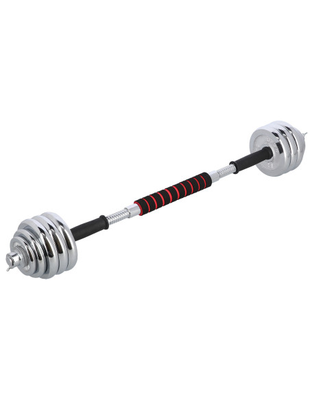 VERSTELLBARE CHROM HANTELN IM KOFFER 30KG HMS