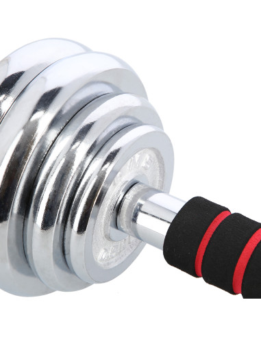 VERSTELLBARE CHROM HANTELN IM KOFFER 30KG HMS