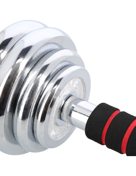 VERSTELLBARE CHROM HANTELN IM KOFFER 30KG HMS