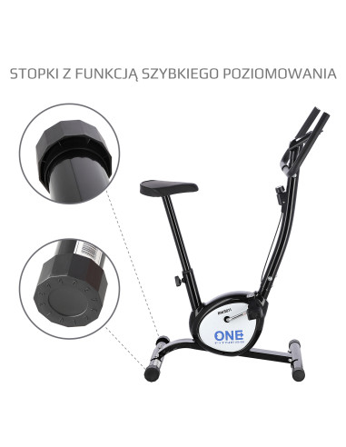 BLACK MECHANISCHER HEIMTRAINER ONE FITNESS