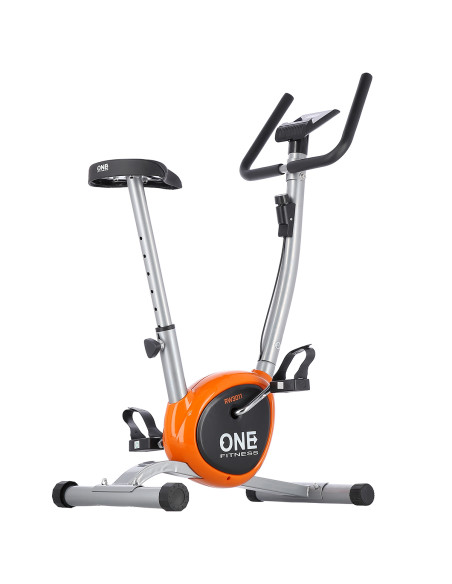 SILVER-ORANGE MECHANISCHER HEIMTRAINER ONE FITNESS