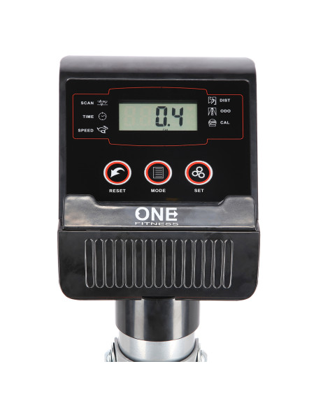 SILVER-ORANGE MECHANISCHER HEIMTRAINER ONE FITNESS