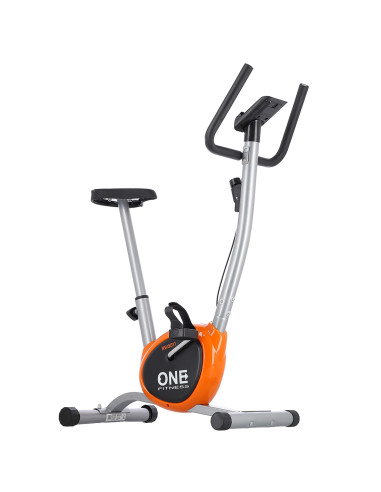 SILVER-ORANGE MECHANISCHER HEIMTRAINER ONE FITNESS
