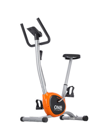 SILVER-ORANGE MECHANISCHER HEIMTRAINER ONE FITNESS