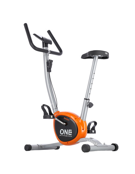 SILVER-ORANGE MECHANISCHER HEIMTRAINER ONE FITNESS
