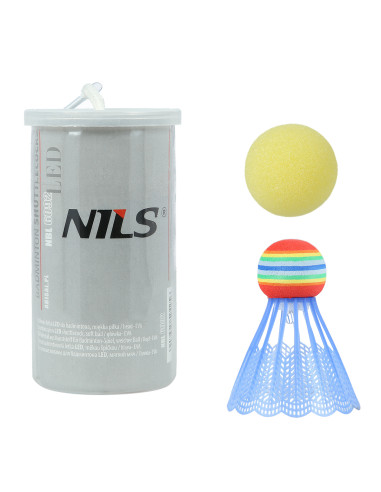 BADMINTONBALL NYLON LED 1 ST. MIT BALL NILS