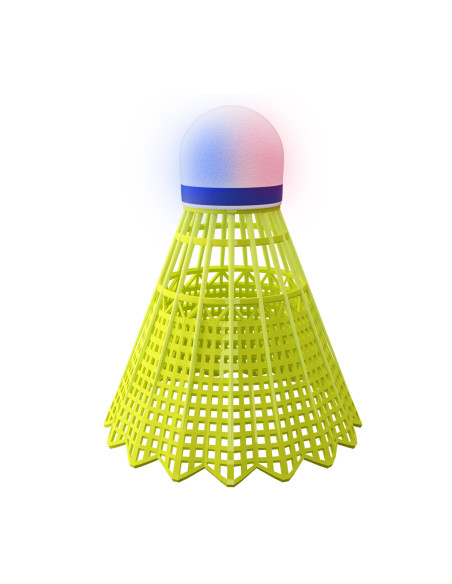 BADMINTONBÄLLE NYLON LED MULTICOLOR VERPACKUNG 3 ST. NILS