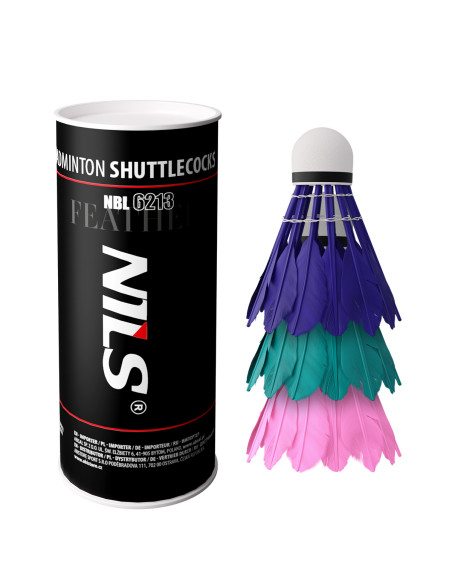 FEDERBÄLLE MULTICOLOR 3 STK. NILS