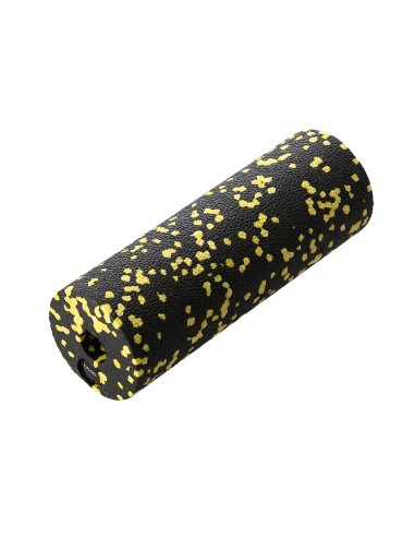 SCHWARZ-GELB MASSAGE-SET FITNESSROLLE / MASSAGEBÄLLE (4 Stk.) HMS