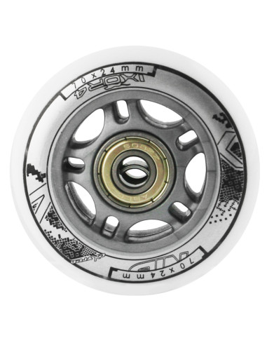 70x24 82A WEIß (4 Stk.) + ABEC-7 (8 Stk.) SET NILS EXTREME