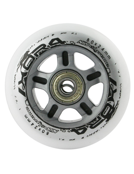 80x24 82A WEIß (4 Stk.) + ABEC-7 (8 Stk.) SET NILS EXTREME