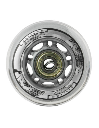 64x24 82A TRANSPARENT (4 Stk.) + ABEC-7 (8 Stk.) SET NILS EXTREME