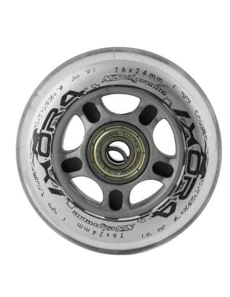 76x24 82A TRANSPARENT (4 Stk.) + ABEC-7 (8 Stk.) SET NILS EXTREME