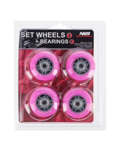 64x24 82A (4 Stk.) ROSA + ABEC-7 (8 Stk.) SET NILS EXTREME