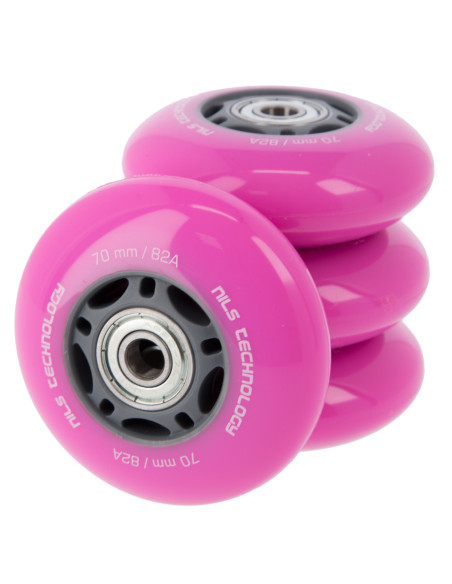 70x24 82A (4 Stk.) ROSA + ABEC-7 (8 Stk.) SET NILS EXTREME