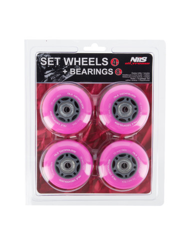 70x24 82A (4 Stk.) ROSA + ABEC-7 (8 Stk.) SET NILS EXTREME