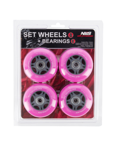 76x24 82A (4 Stk.) ROSA + ABEC-7 (8 Stk.) SET NILS EXTREME