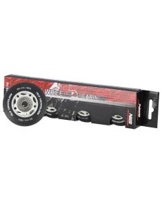 64x24 82A SCHWARZ MATT (4 St.) + ABEC-9 (8 St.) SET NILS EXTREME 2