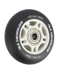 70x24 82A SCHWARZ MATT (4 St.) + ABEC-9 (8 St.) SET NILS EXTREME