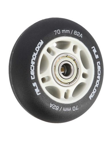 70x24 82A SCHWARZ MATT (4 St.) + ABEC-9 (8 St.) SET NILS EXTREME