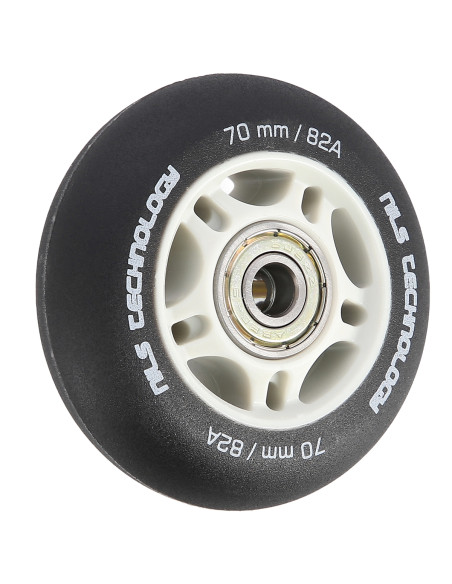 70x24 82A SCHWARZ MATT (4 St.) + ABEC-9 (8 St.) SET NILS EXTREME