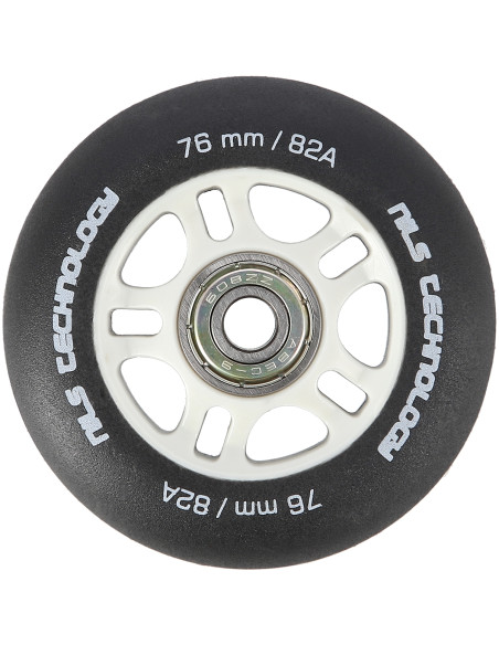 76x24 82A SCHWARZ MATT (4 STK.) + ABEC-9 (8 STK.) SET NILS EXTREME