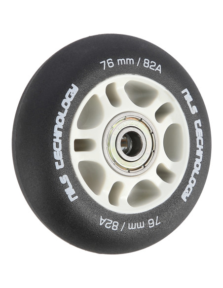 76x24 82A SCHWARZ MATT (4 STK.) + ABEC-9 (8 STK.) SET NILS EXTREME