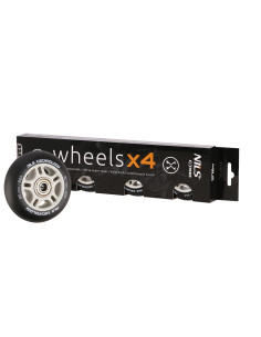 80x24 82A SCHWARZ MATT (4 STK.) + ABEC-9 (8 STK.) SET NILS EXTREME