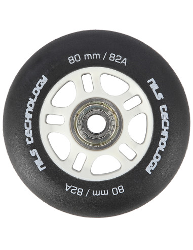 80x24 82A SCHWARZ MATT (4 STK.) + ABEC-9 (8 STK.) SET NILS EXTREME