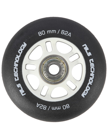 80x24 82A SCHWARZ MATT (4 STK.) + ABEC-9 (8 STK.) SET NILS EXTREME