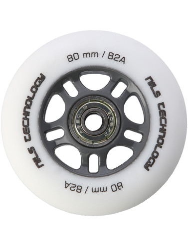 80x24 82A WEIß MATT (4 STK.) + ABEC-9 (8 STK.) SET NILS EXTREME