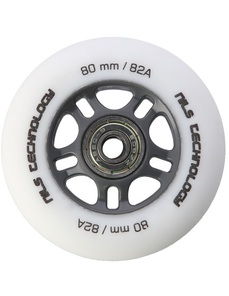 80x24 82A WEIß MATT (4 STK.) + ABEC-9 (8 STK.) SET NILS EXTREME