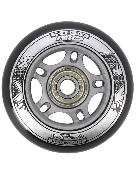 70x24 82 A SCHWARZ (4 St.) + ABEC-9 (8 St.) SET NILS EXTREME