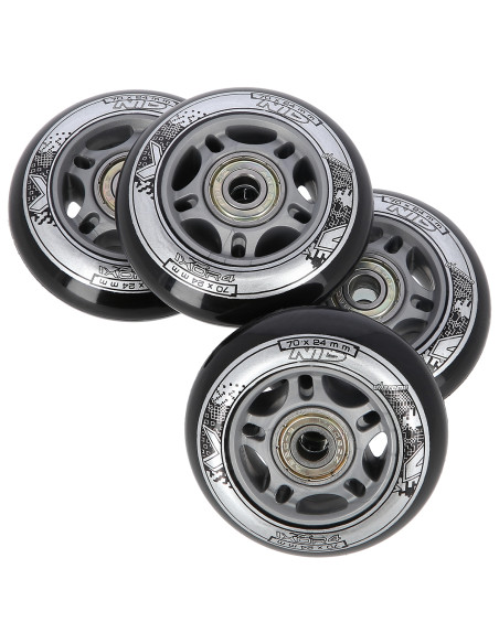 70x24 82 A SCHWARZ (4 St.) + ABEC-9 (8 St.) SET NILS EXTREME