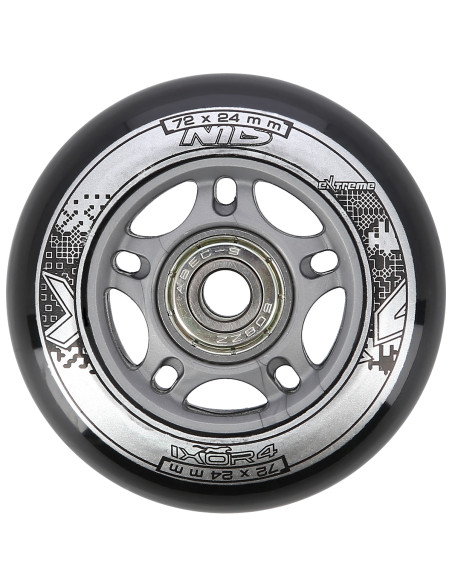 72x24 82A SCHWARZ N (4 St.) + ABEC-9 (8 St.) SET NILS EXTREME