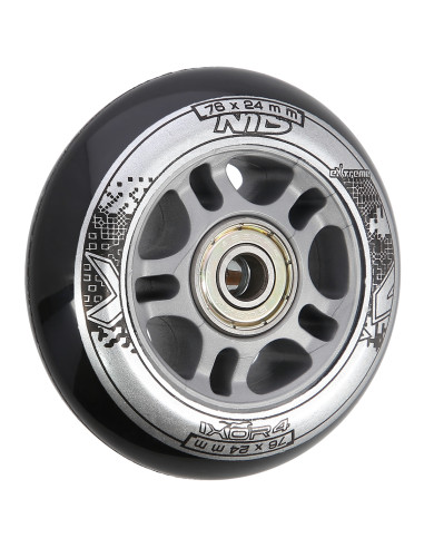 76x24 82A SCHWARZ (4 STK.) + ABEC-9 (8 STK.) SET NILS EXTREME