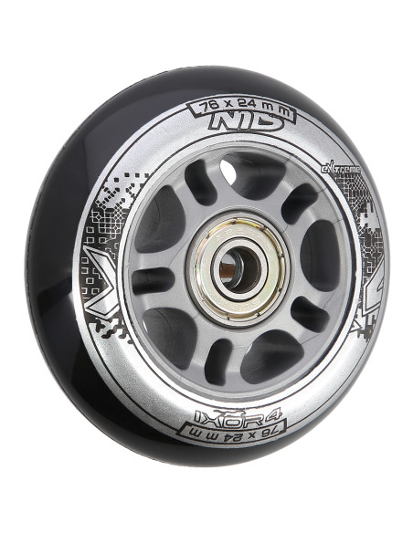 76x24 82A SCHWARZ (4 STK.) + ABEC-9 (8 STK.) SET NILS EXTREME