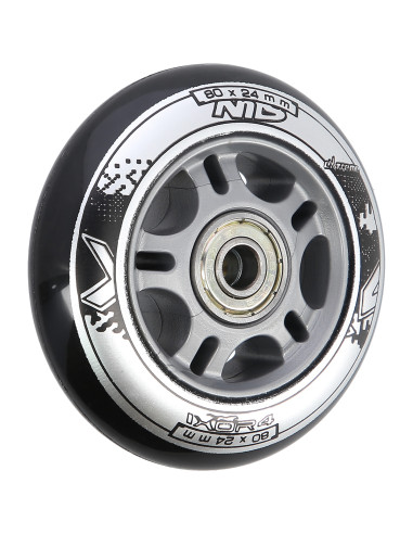 80x24 82A SCHWARZ N (4 Stk.) + ABEC-9 (8 Stk.) SET NILS EXTREME