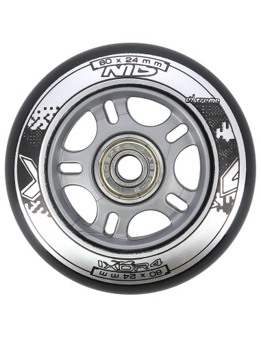 80x24 82A SCHWARZ N (4 Stk.) + ABEC-9 (8 Stk.) SET NILS EXTREME